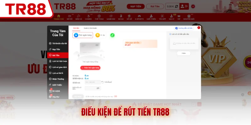 Rút Tiền TR88 - Thao Tác Siêu Tốc Chỉ Trong 5 Phút - gocabi.site